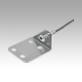 Status sensors, stainless steel with bracket, Form V, for vertical toggle clamps
