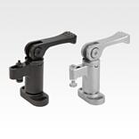 Swing clamps, mini, with cam lever