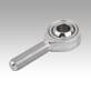 Rod ends with plain bearing external thread, stainless steel, DIN ISO 12240-1 maintenance-free