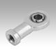 Rod ends with plain bearing internal thread, narrow head, DIN ISO 12240-1 maintenance-free