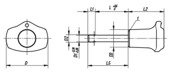 Ball lock pins, inch