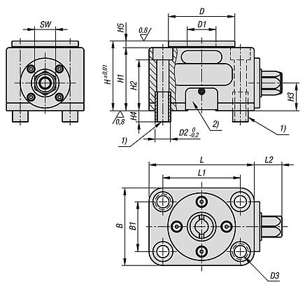 Pull clamps automation capable