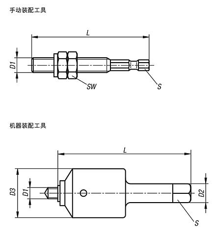 自攻螺套安装工具