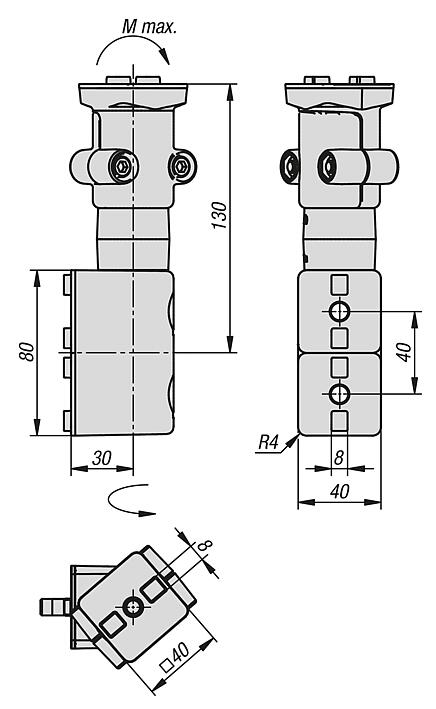 Connection friction joints 40/80 type I