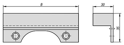 Jaw plates machinable