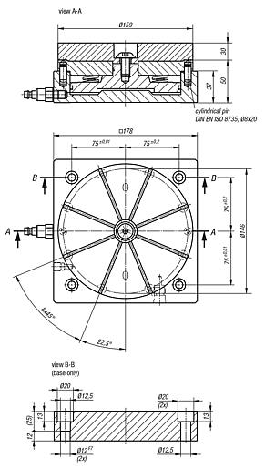 Positive clamping system for grid plates